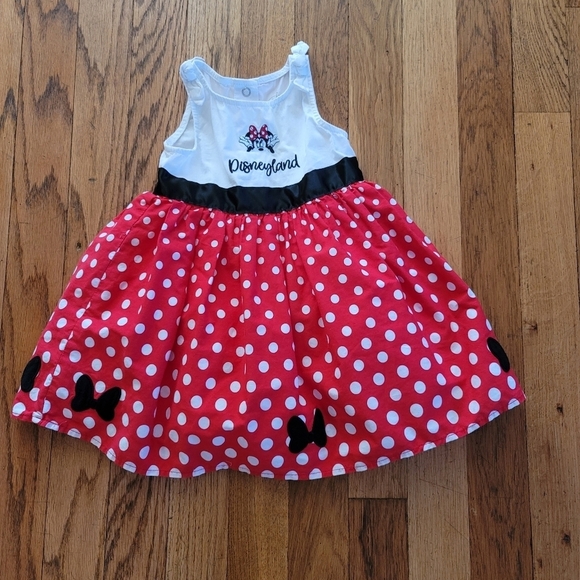 Disneyland Disney Parks Minnie Mouse Polka Dot Dress 18m - Picture 3 of 6